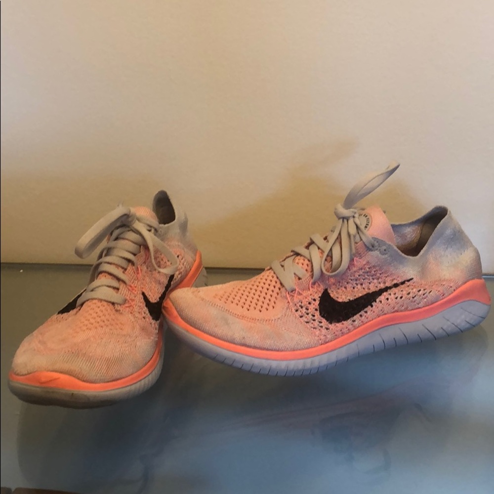 Nike free run flyknit sneakers